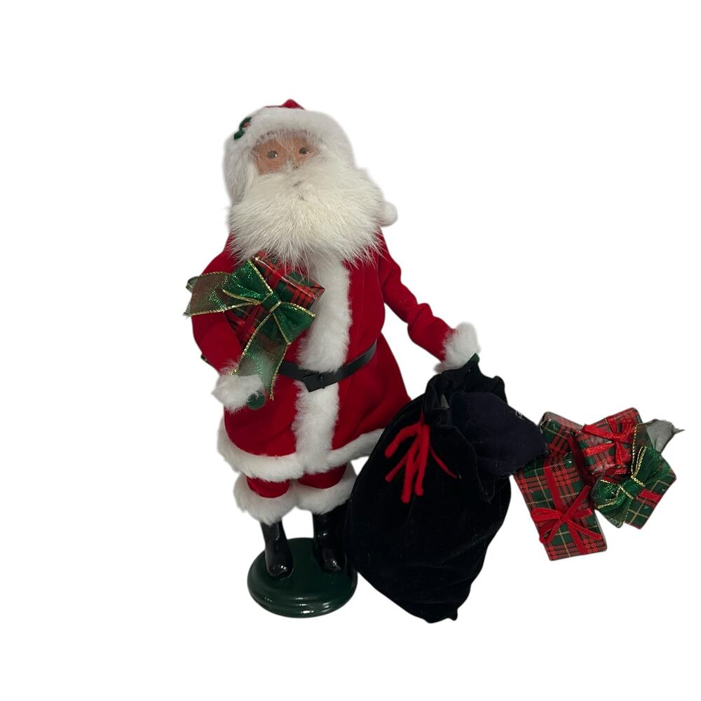 2006 Byers Choice Santa with Sack & Gifts 13" Figurine Collectible For Talbots - Picture 6 of 10